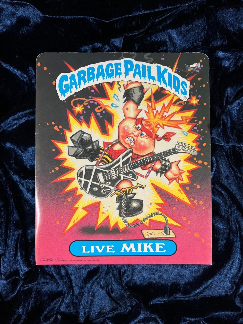 Vintage Garbage Pail Kids Collector Album 1985 Topps Live Mike & Stormy Heather
